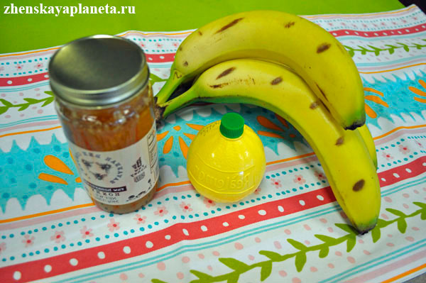 Банановая маска для лица с мёдом – просто и со вкусом