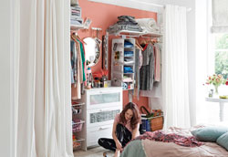 Как сделать штору для шкафа, кладовки или гардероба?
