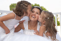 Свадебные прически для маленьких девочек